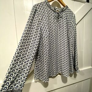 Bird in a cage light weight blouse